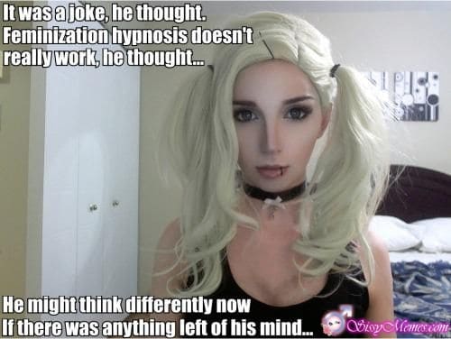 Trap Teen Hypno Feminization Femboy hotwife caption: It was a joke, he thought. Feminization hypnosis doesn’t really work, he thought… He might think differently now If there was anything left of his mind… Blonde Femboy With Pierced Lip