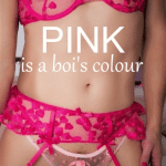 Femboy in Womens Pink Underwear