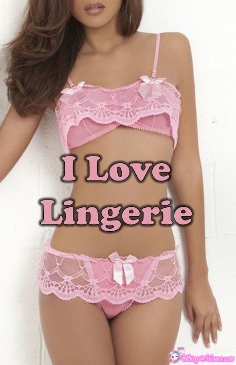 pink underwear on a slender girl