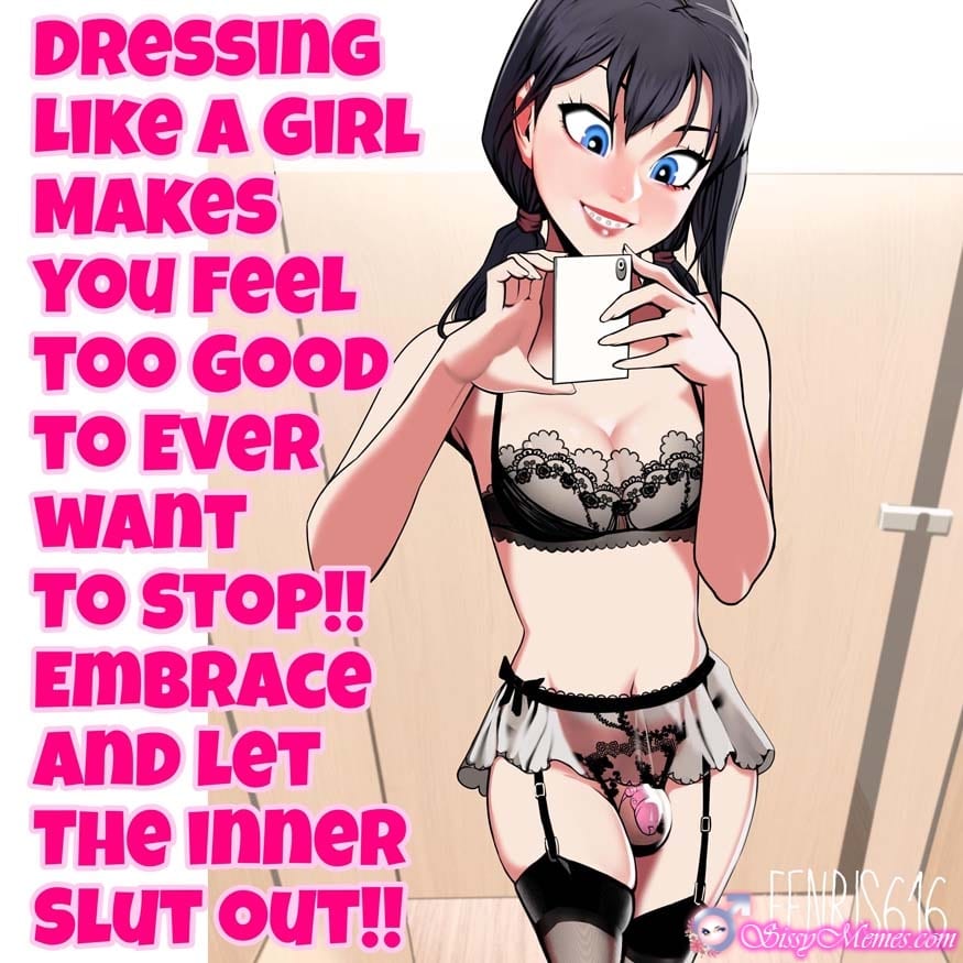 Teen Hentai Feminization hotwife caption: DRESSING LIKE A GIRL MAKES YOU FEEL TOO GOOD TO EVER WANT TO STOP!! EMBRACE AND LET THE Inner SLUT OUT!! FENNIS616 3d Femslut Showing Her Dicklet
