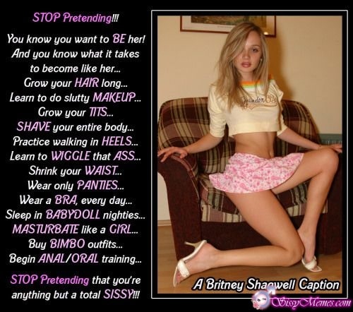 Porn Hypno Femboy Blowjob Anal hotwife caption: STOP Pretending!!! You know you want to BE her! And you know what it takes to become like her…. Grow your HAIR long… Learn to do slutty MAKEUP…. Grow your TITS… SHAVE your entire body… Practice walking in HEELS… Learn...