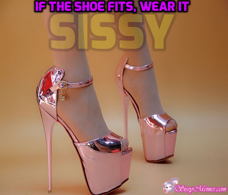 perfect pink shoes for cute sissy